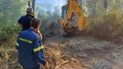 Πυρκαγιά σε δασική έκταση στο Νότιο Πήλιο