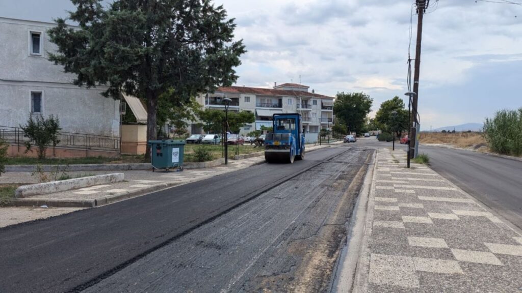 Ασφαλτοστρώσεις σε Γιάννουλη και Φαλάνη