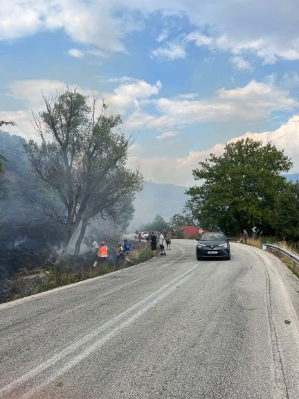 Πυρκαγιά στην Παναγιά Καλαμπάκας – Ήχησε το 112