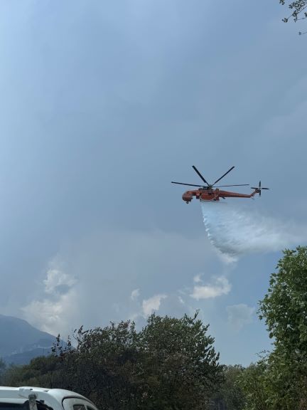 Έσβησε η φωτιά στην Πλάκα Λιτοχώρου