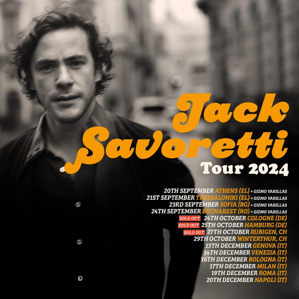 Jack Savoretti στο ertnews.gr: “Η σχέση μου με το ελληνικό κοινό είναι ξεχωριστή, αγάπησε τη μουσική μου από την αρχή”