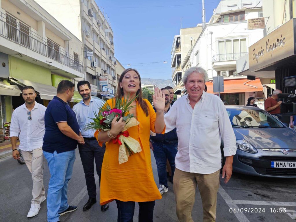 Επίσκεψη της Ζωής Κωνσταντοπούλου στο Βόλο ένα χρόνο από τις πλημμύρες