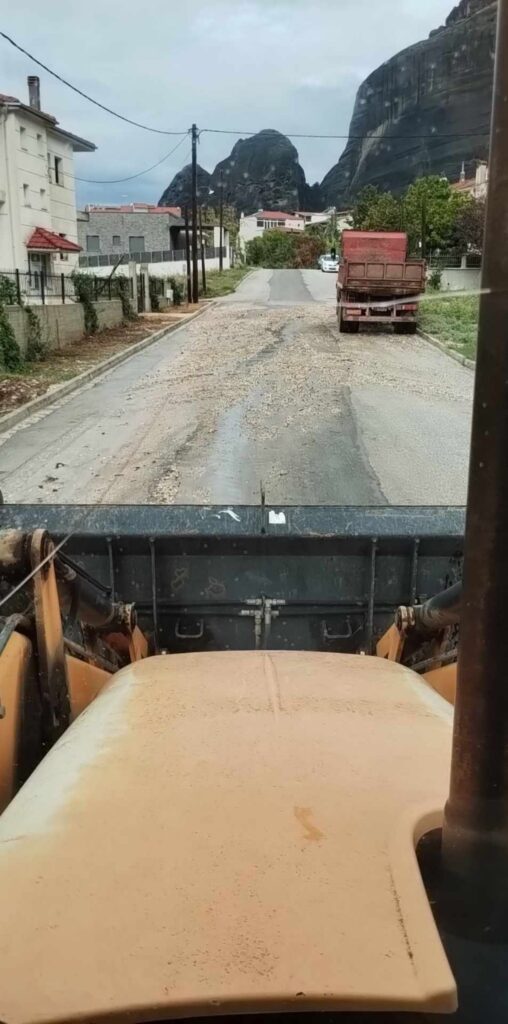 Προβλήματα από την κακοκαιρία στην Καλαμπάκα και σε χωριά του Δήμου Μετεώρων