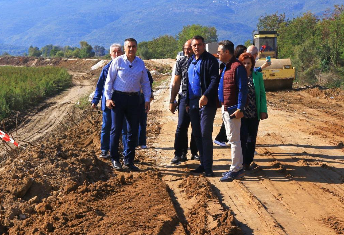 Αυτοψία Δ. Κουρέτα στα υπό κατασκευή αντιπλημμυρικά έργα στο Μουζάκι