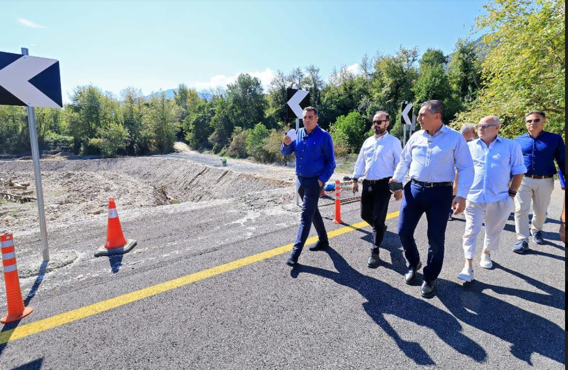 Αυτοψία Δ. Κουρέτα στα υπό κατασκευή αντιπλημμυρικά έργα στο Μουζάκι